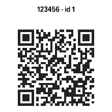 code id:1 = 123456